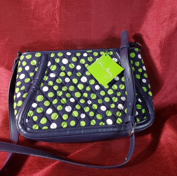 Vera Bradley NWT Lucky Dots Crossbody - Picture 4 of 8